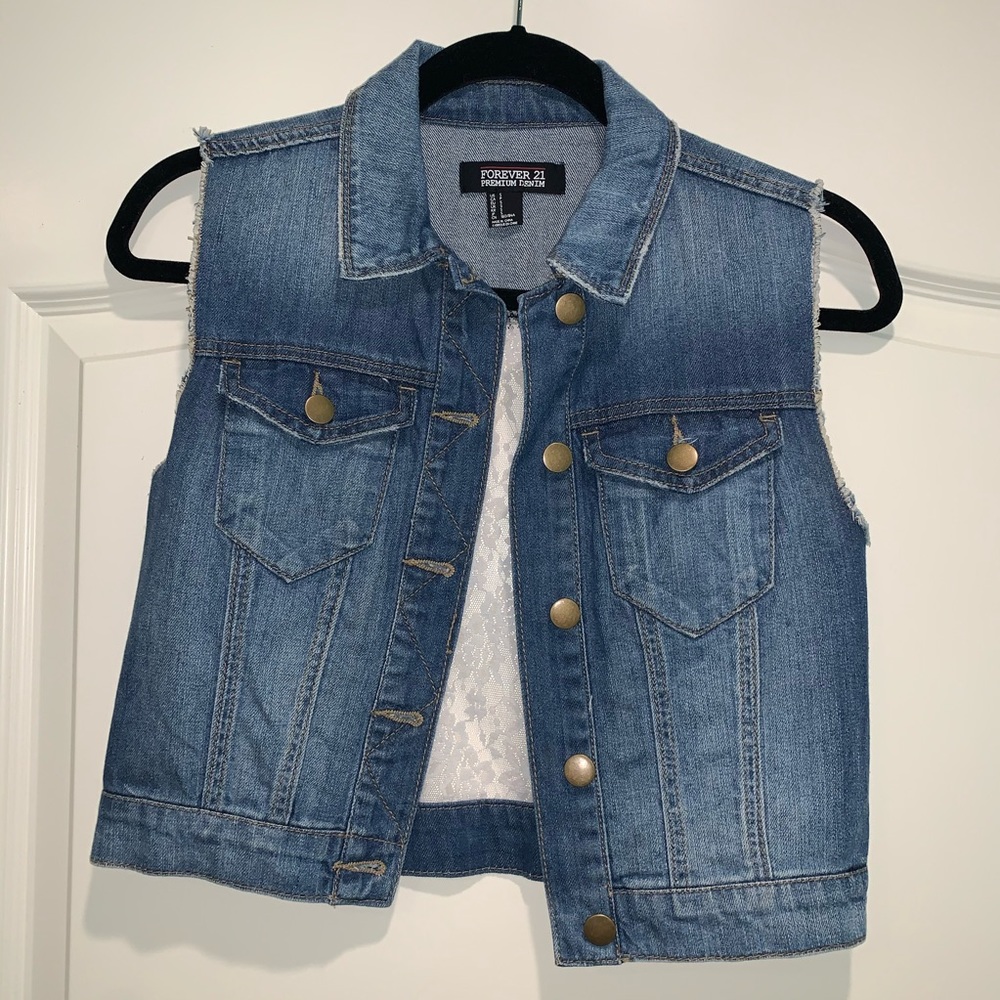 Forever 21 Denim Vest
